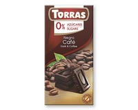 (image for) Torras Dark Chocolate with Coffee (Sugar Free) 75g