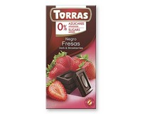 (image for) Torras Dark Chocolate with Strawberry (Sugar Free) 75g
