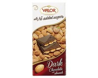 (image for) Valor (Sugar Free) Dark Chocolate with Almonds 150g