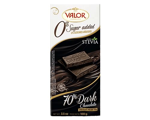(image for) Valor (Sugar Free) 70% Dark Chocolate 100g - Click Image to Close