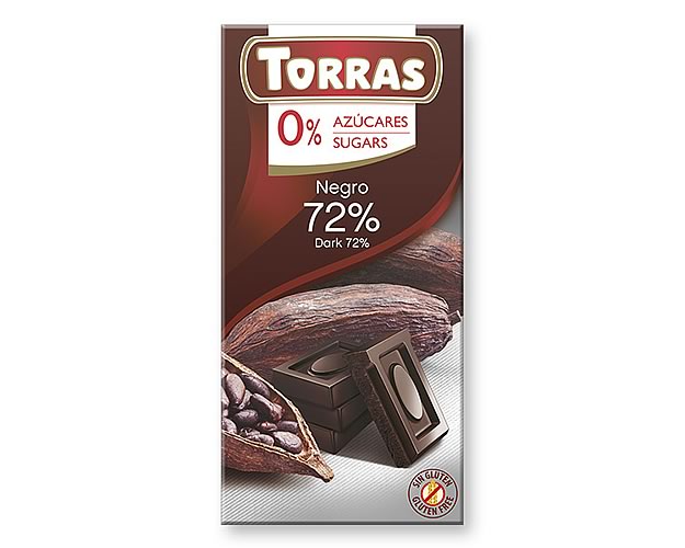 (image for) Torras Dark Chocolate 72% (Sugar Free) 75g