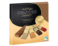 Grazioso Selection Italian Style Chocolate Bars 200g (image for) Grazioso Selection Italian Style Chocolate Bars 200g